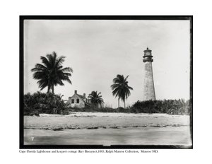 Cape Florida Lighthouse and the keeper